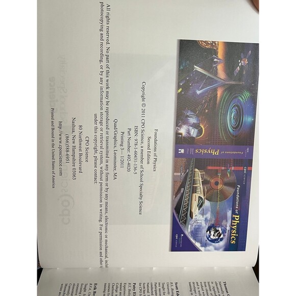 Foundation of Physics Tom Hsu 2nd Edition (Bx X) - Picture 5 of 6